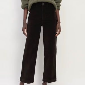 Everlane Black Corduroy Wide Pants